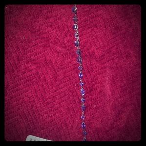 Sterling silver amethyst bracelet